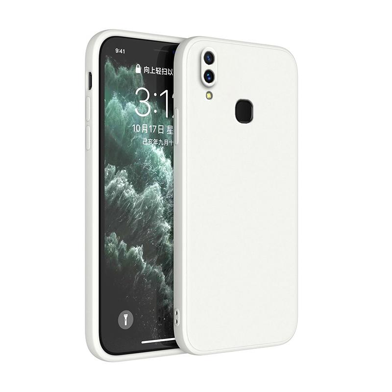 

Чехол для телефона Samsung Galaxy A10S A20 A20S A30 A30S A50 A50S Матовый силиконовый защитный чехол для камеры A50S античный белый