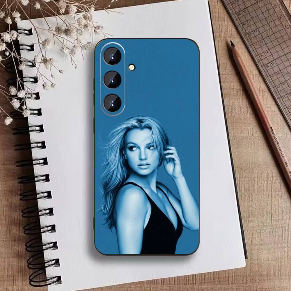 J-Singer B-Britney Spears Phone Case For Samsung Galaxy A73,21,22,32,71,53,52,51,80,5G Soft Black Cover