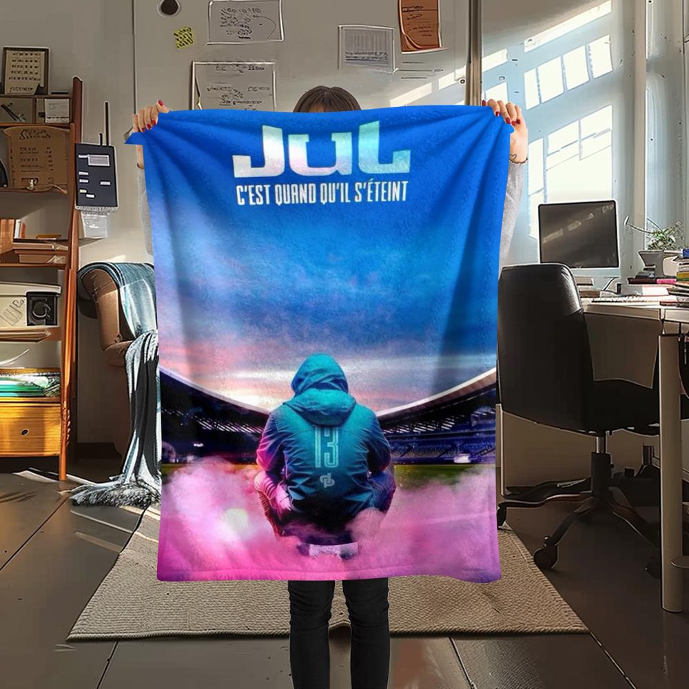 Jul C'Est Pas Des Lol Print Flannel Blanket, High Quality Comfortable for All Seasons, Home Decor, Warmth and Comfort, Perfect for Christmas Gifts56