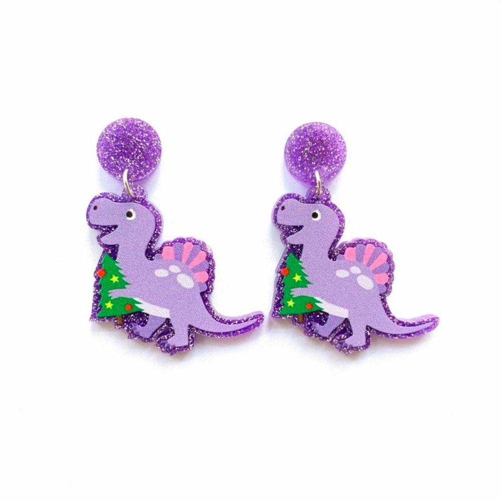 

Xmas Tree Animal New Year Gift Women Jewelry Stud Earrings Christmas Earrings Pendant Earrings B