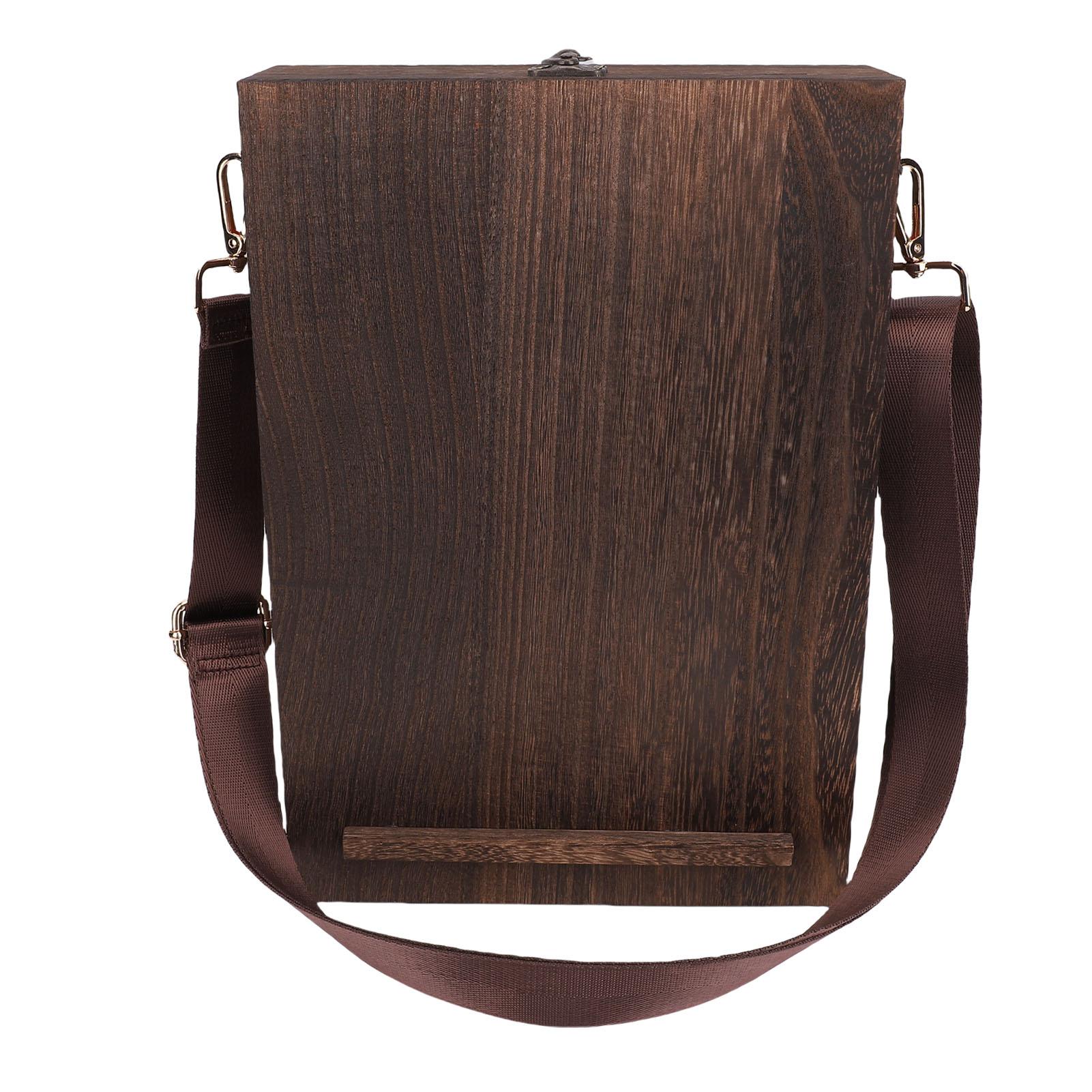 

Писатель Мессенджер Деревянный Ящик Многофункциональный Деревянный Ручной Работы Сумка Почтальона Портативная Сумка для Инструментов Художника Инструмент для Кистей для Рисования