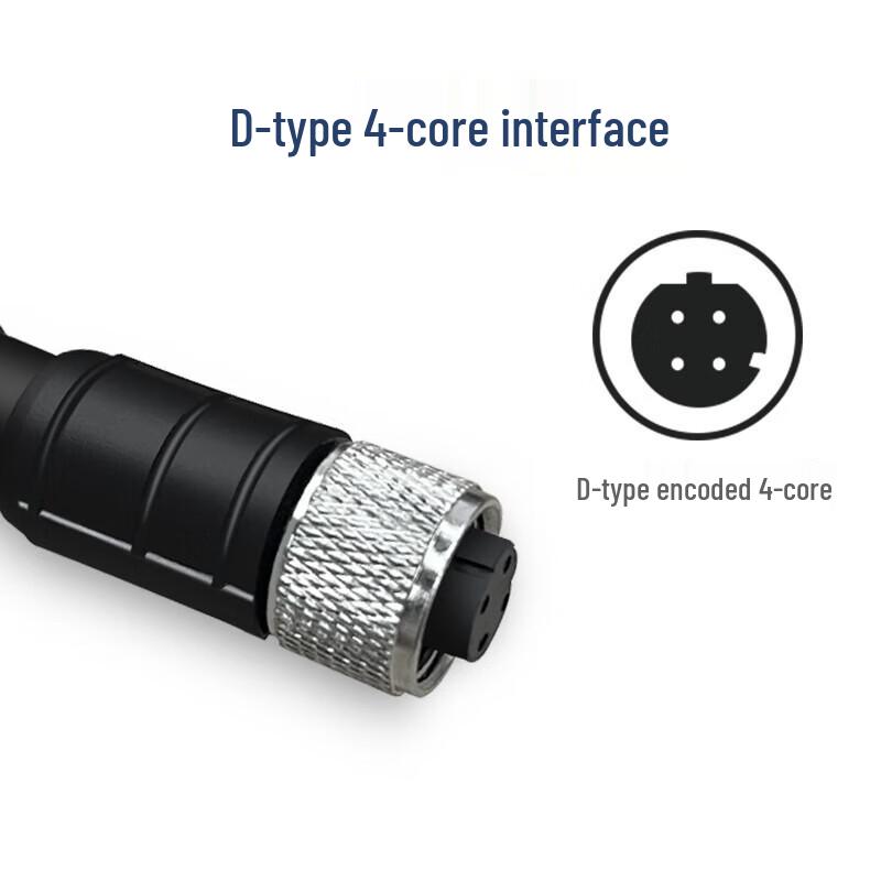 Yeren M12 to RJ45 Shielded Industrial Camera Cable