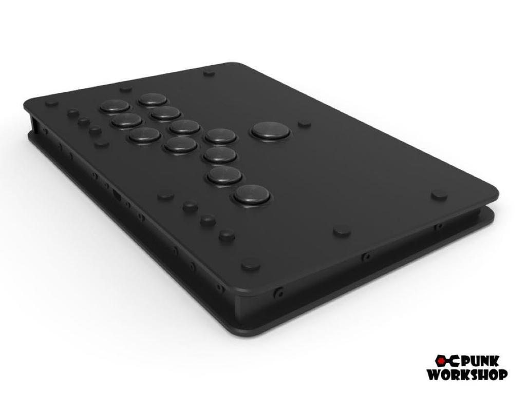 PUNKWORKSHOP Leverless Arcade Controller with Japanese Instructions