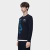 New FILA Sweatshirts Men's Jet Black F11M319214F-BK
