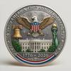 1/2Pcs America 250th Anniversary Souvenir Coin Carved United States History Collectible Coin US 250th Round Metal Keepsake Badge Patriotic Decoration