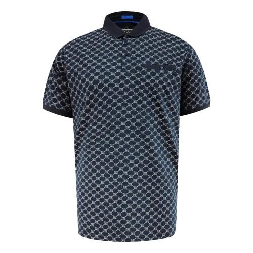 Duke Mens Saunders D555 All-Over Print Polo Shirt