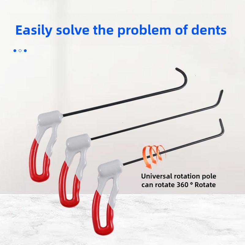 360° Rotating Hook Car Dent Repair Tool Auto Body Sandwich Repair 5 Models Available for Damage Fixing