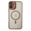 Applicable To IPhone16Promax Skin-soft Magnetic Suction Phone Case Apple 15 Simple All-inclusive Anti-fall 14