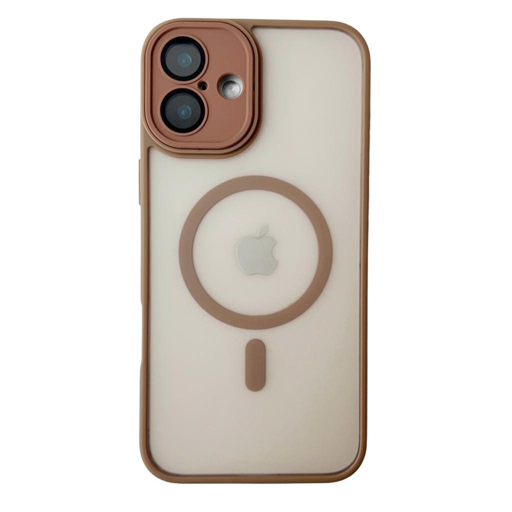 Applicable To IPhone16Promax Skin-soft Magnetic Suction Phone Case Apple 15 Simple All-inclusive Anti-fall 14