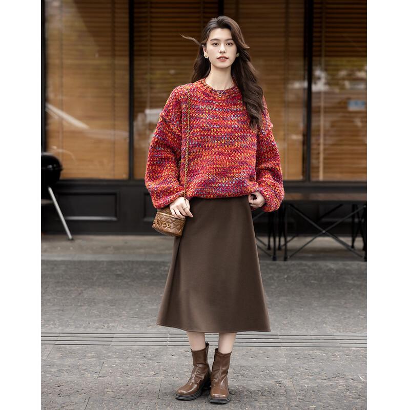 ITISF4 Nordic Fair Isle Jacquard Knit Sweater