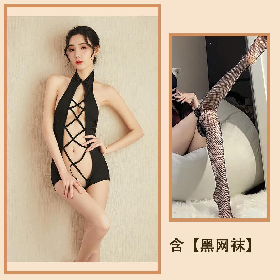 Sex Underwear Sexy Water Hollow Straps Classic Pajamas Crossed Small Breasts Big onesies Women