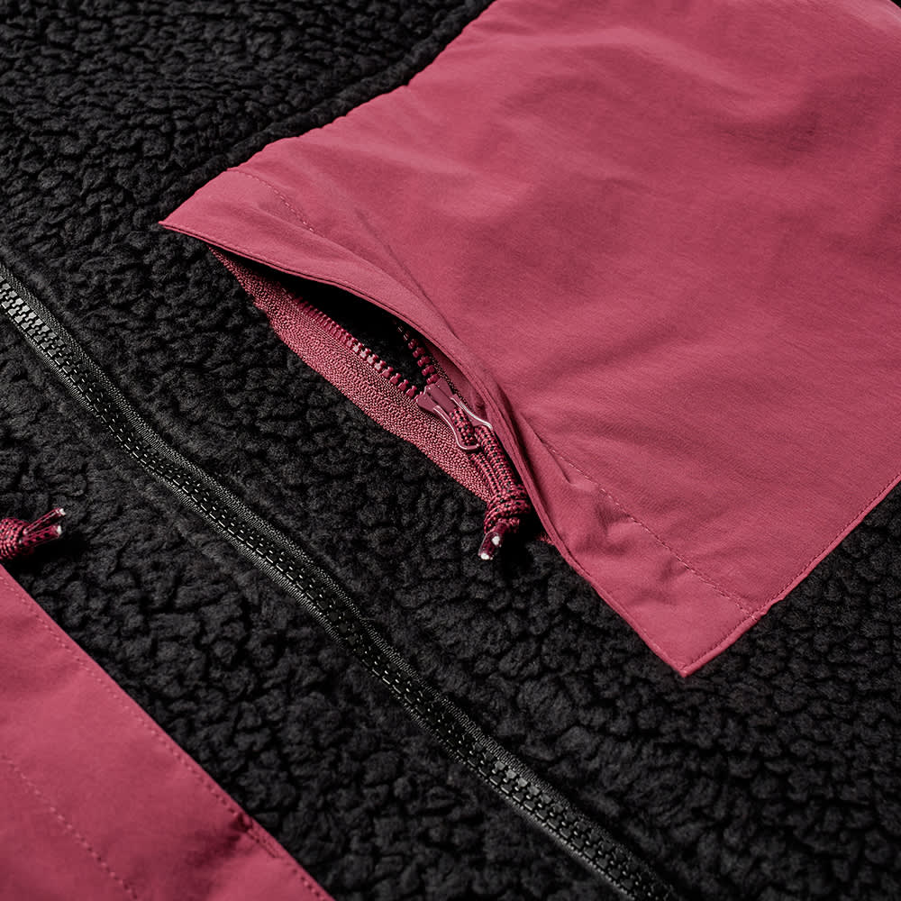 Nike ACG-serien Fargeblokkert Sporty Casual Varm Fleece Ståkrage Jakke Herrejakke Svart CT2949-010