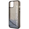 Karl Lagerfeld KLHCP14MLCKVK iPhone 14 Plus / 15 Plus 6.7" Black/black Hardcase Liquid Glitter Elong