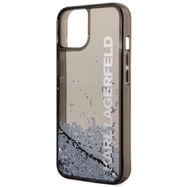 Karl Lagerfeld KLHCP14MLCKVK iPhone 14 Plus / 15 Plus 6.7" Black/black Hardcase Liquid Glitter Elong