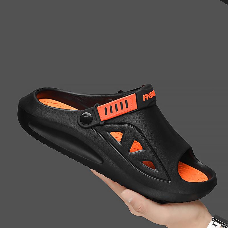 Fashion Men's Sandals Lightweight Breathable Beach Shoes Soft Bottom Driving Slippers Trendy Flat Slippers for Outdoor Wear