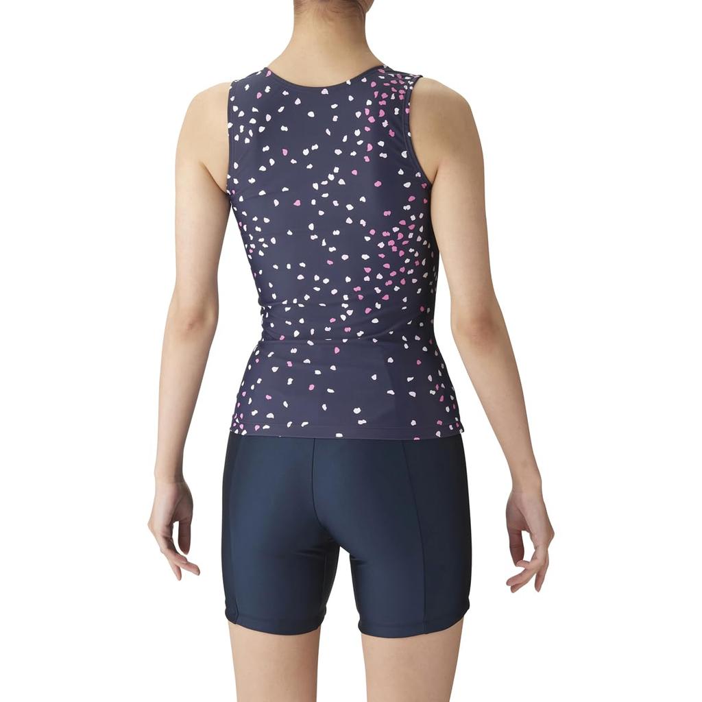 Badeanzug Fitness Separates Navy O [Arena] (Coverrückseite/Einlegeblock) Damen (NVY)