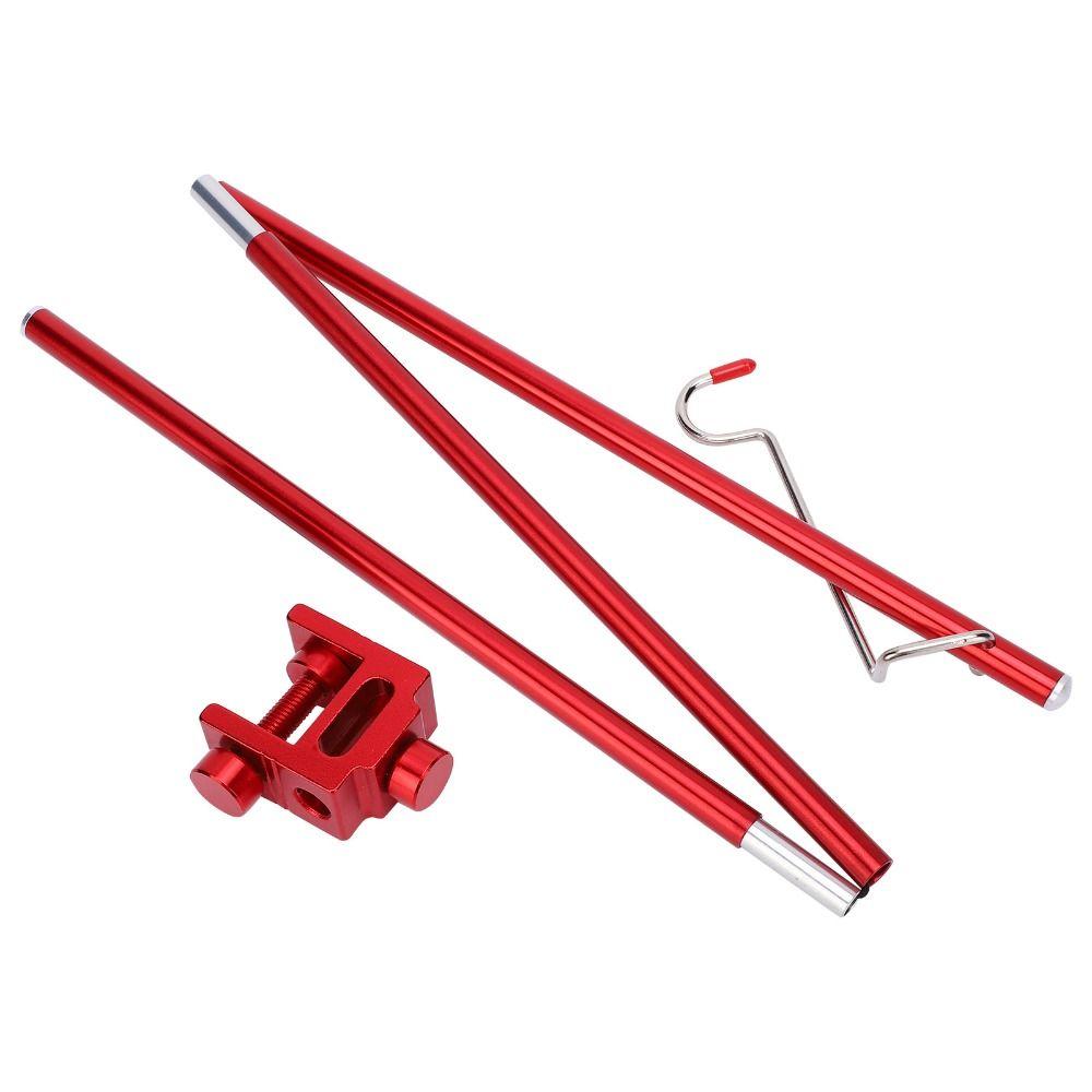 Durable Aluminum Alloy Foldable Light Pole Collapsible Three-Fold Light Stand Lamp Bracket Outdoor Camping