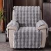 Wear-resistant Plush Single Recliner Sofa Cover Integrated Massage Chair Pad  Living Room