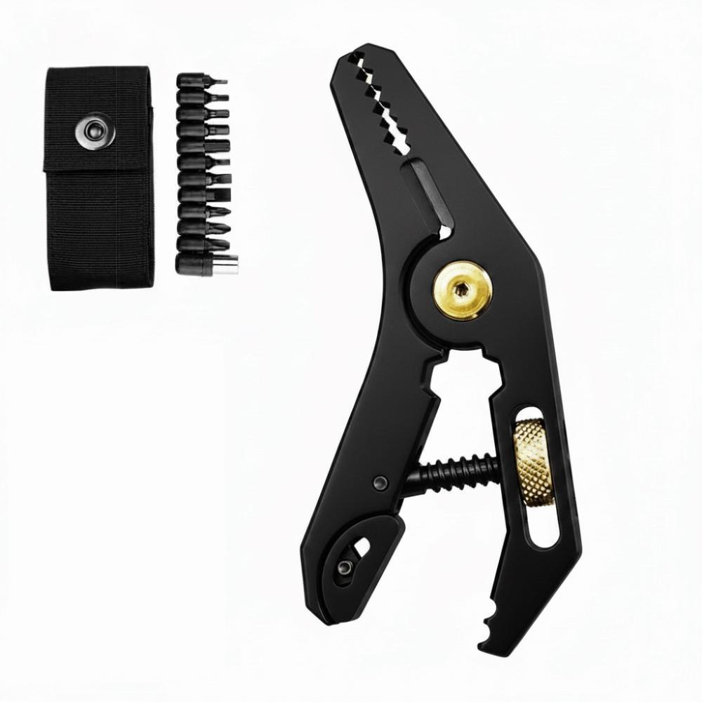Hex Screwdriver 5 in 1 Multi-tool Parallel Wrench Bottle Opener Cap Opener Welding Assistance чёрный