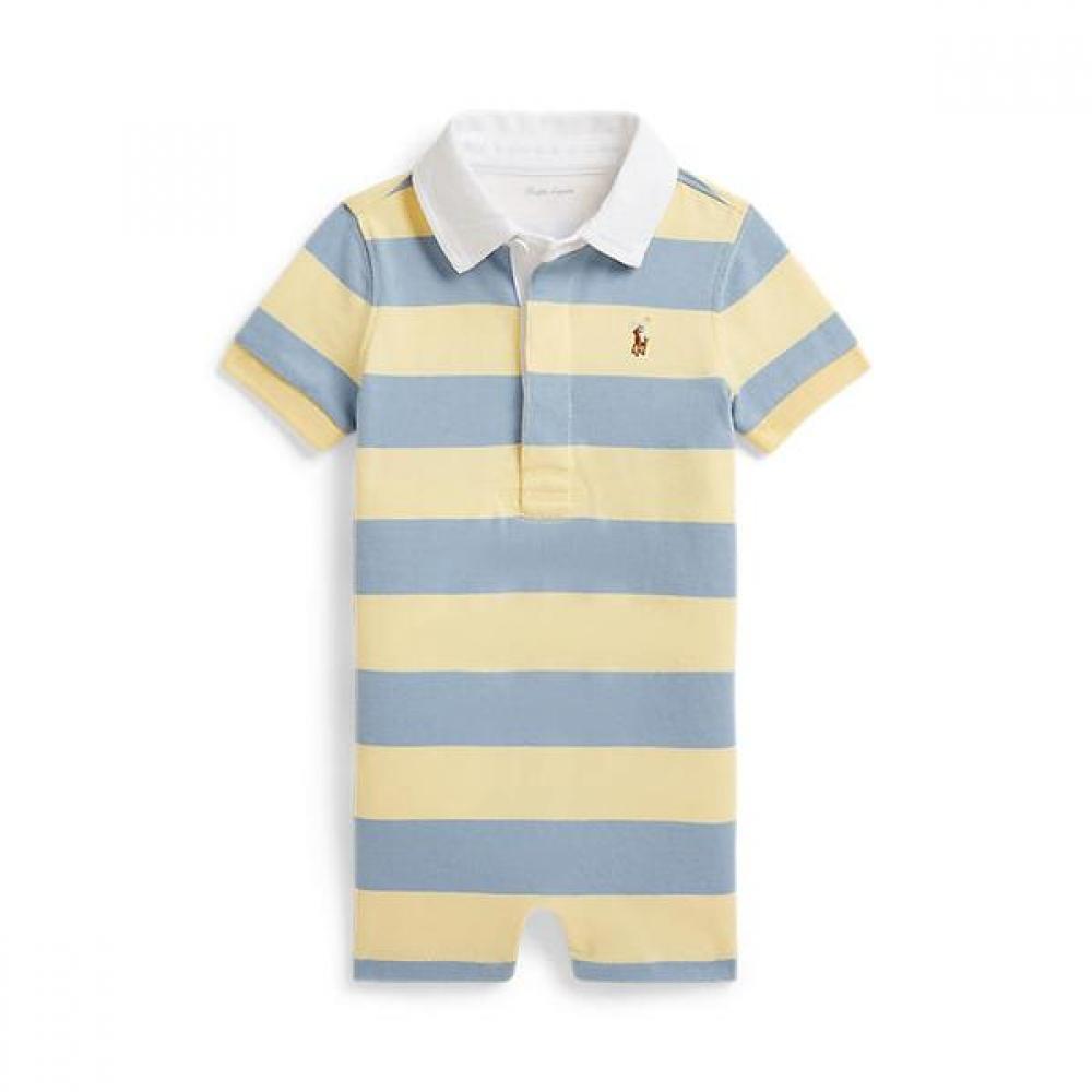 

Polo Ralph Lauren Baby Boy Stripe Cotton Rugby Shortall