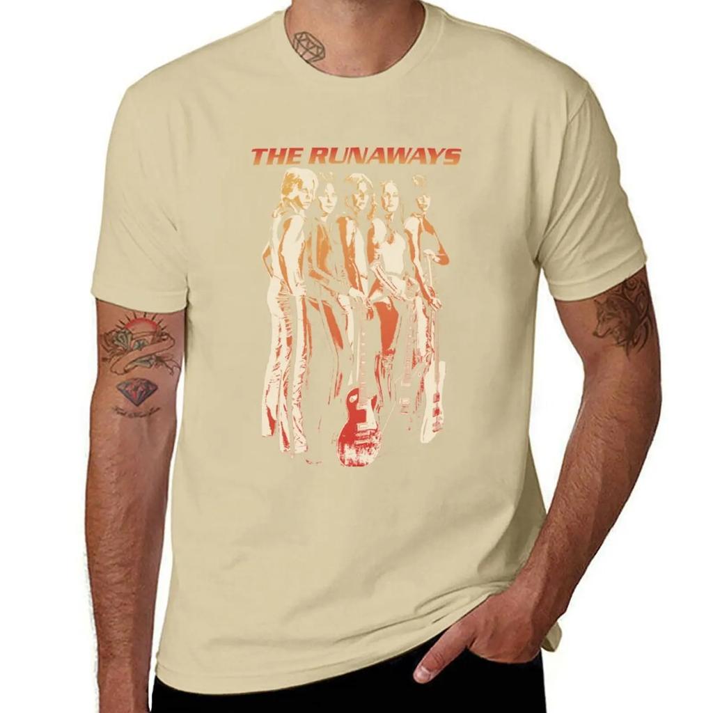 The Runaways TShirt Street Wear Baggy Shirts New Edition Unisexs T Shirts