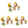 Adorable Tom And Jerry Sleep Figure Children's Toy Model 5pcs Diy Material