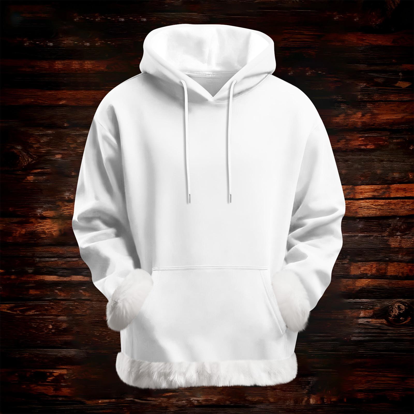 

Женская повседневная модная толстовка с капюшоном и длинным рукавом с принтом XL белый