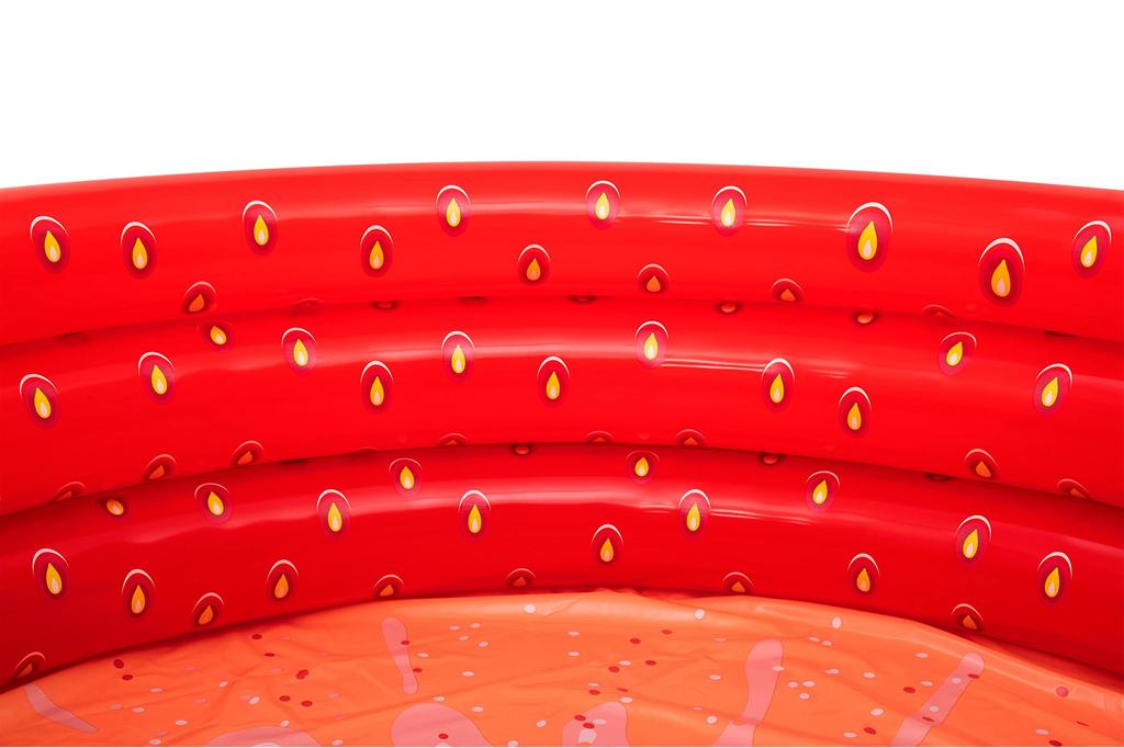 Bestway Sweet Strawberry Kids Pool, 1.68m Diameter X 38cm Height, 51145