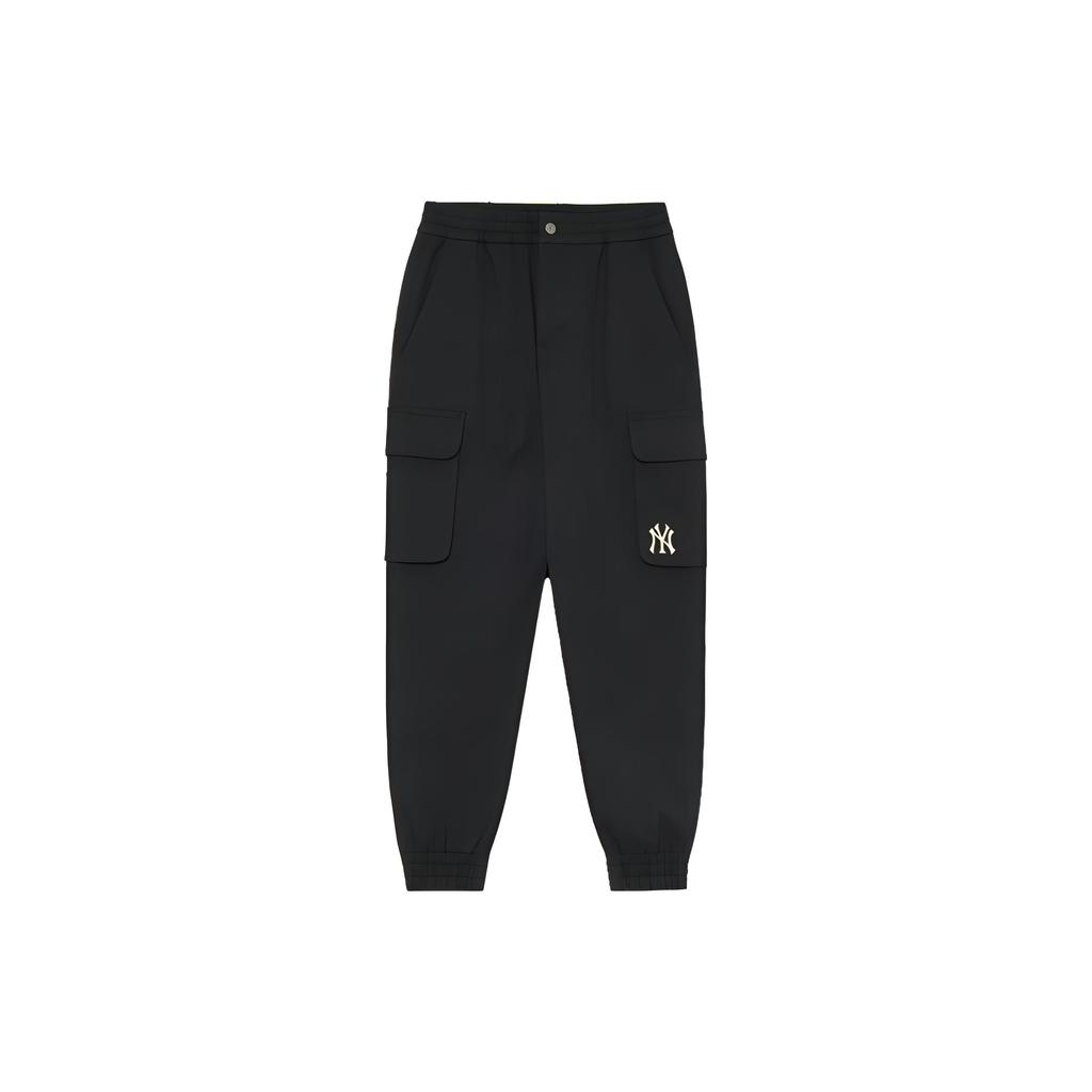 New MLB Knitted Sweatpants Men's Black 3LWPV0136-50BKS