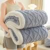 Korallfleece-Decke, Weiche Decke mit geometrischen Formen, Bequeme Nickerchen-Decke
