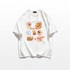 Summer Women's T Shirt funny cartoon Print Casual Short Sleeve T-Shirts Fashion Streetwear Crew Neck Pullover Female loose women Clothing