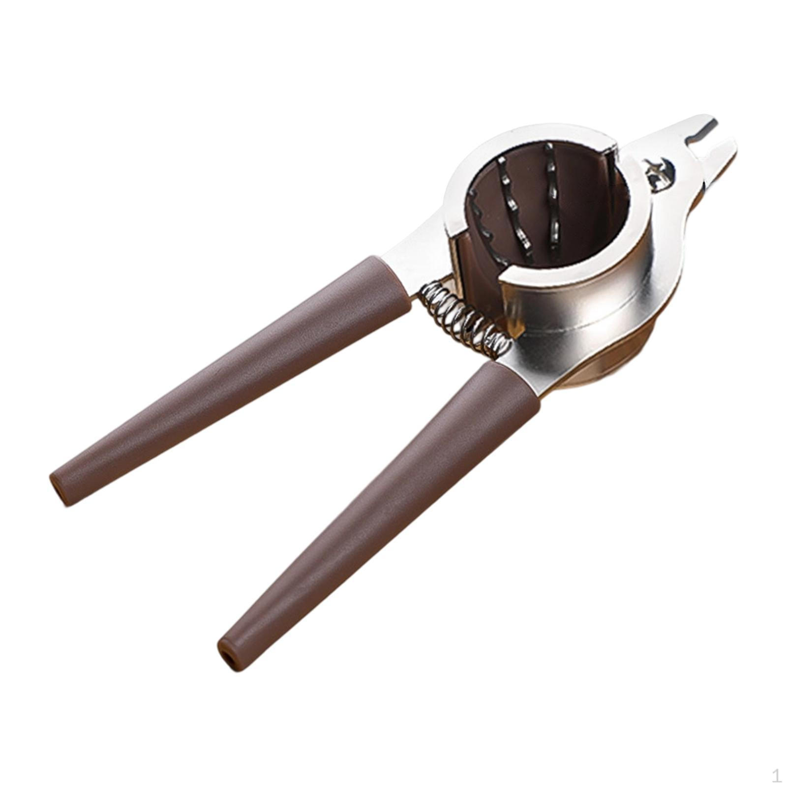 

Открывалка Эргономичная ручка Портативная Многоразовая Фундук коричневый