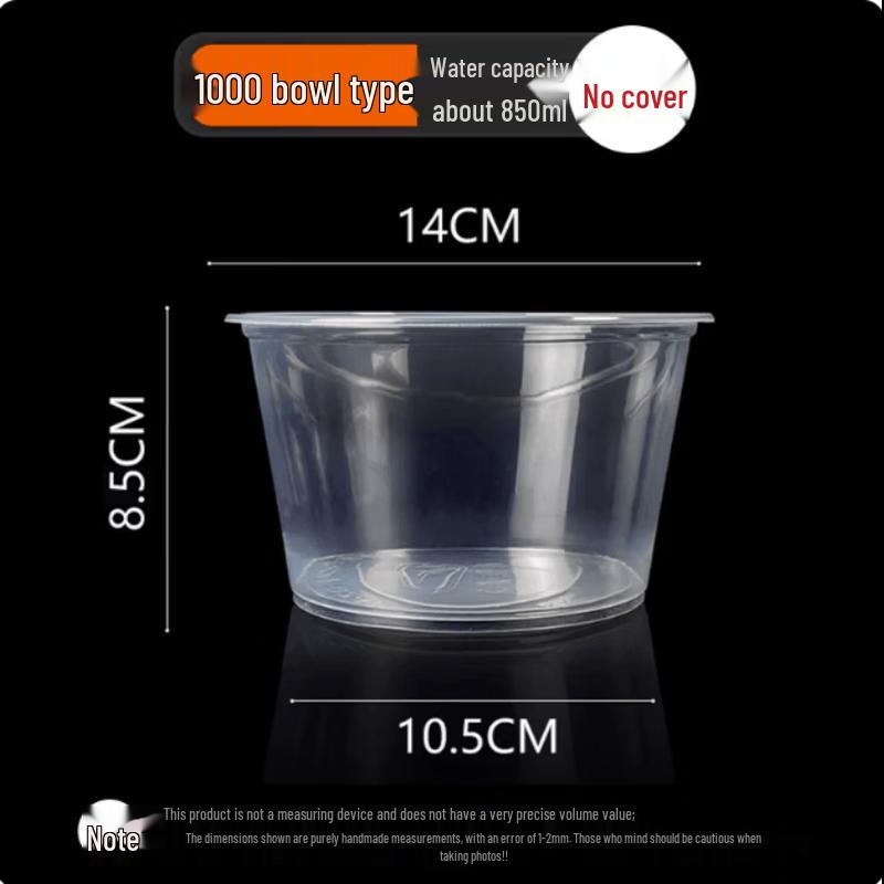 Disposable Food Grade Plastic Round Bowls