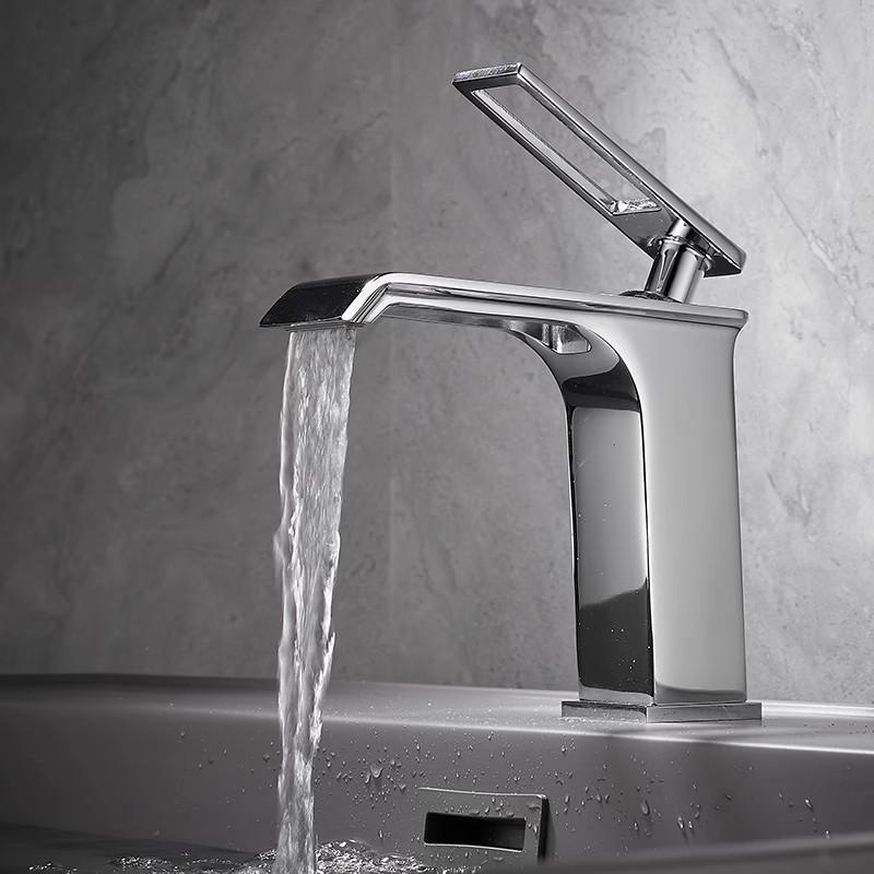 Tuqiu Gold Bathroom Faucet Gray Water Faucet Basin Faucet Black Lavotory Faucet Water Bathroom Sink Faucet Bathroom tap Basin t