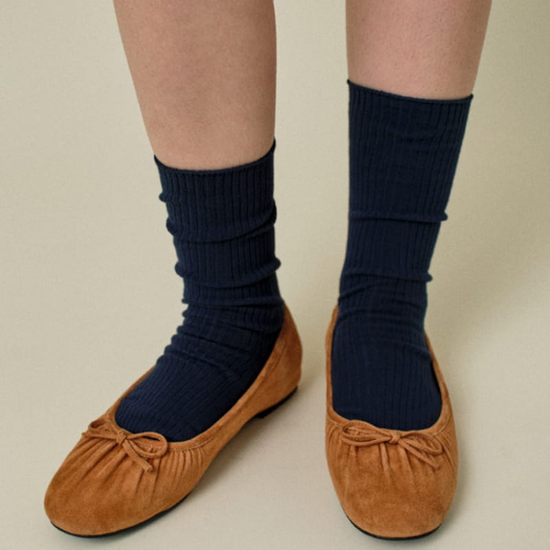 MangoManyPlease TOA RIBBED SOCKS_3COLORS