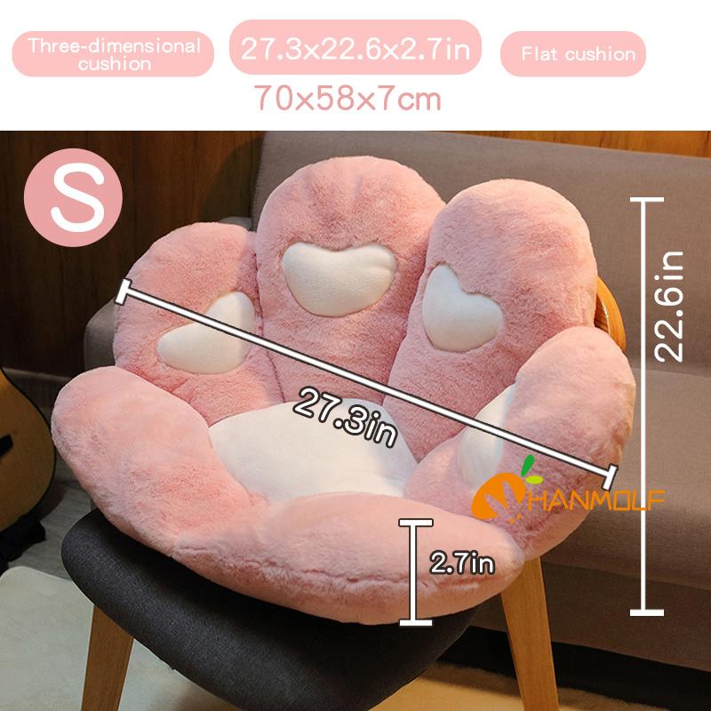 Cat'S Paw Plush Pillow Stuffed Fluffy Chair Sofa Cartoon Animal Seat Cushion Indoor Floor Decoration For Cats Dogs Present