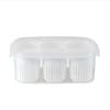 Refrigerator Storage Box 4/6 Compartment Food Vegetable and Fruit Storage Box Fridge Organiser  Kitchen Storage Container
