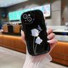 LZ16 Blume Klar Weiche Welle Handyhüllen für Samsung S24 S23 Ultra S20 FE A54 A14 A52s A51 S10 Huawei Honor 90 Schutz Rückseite