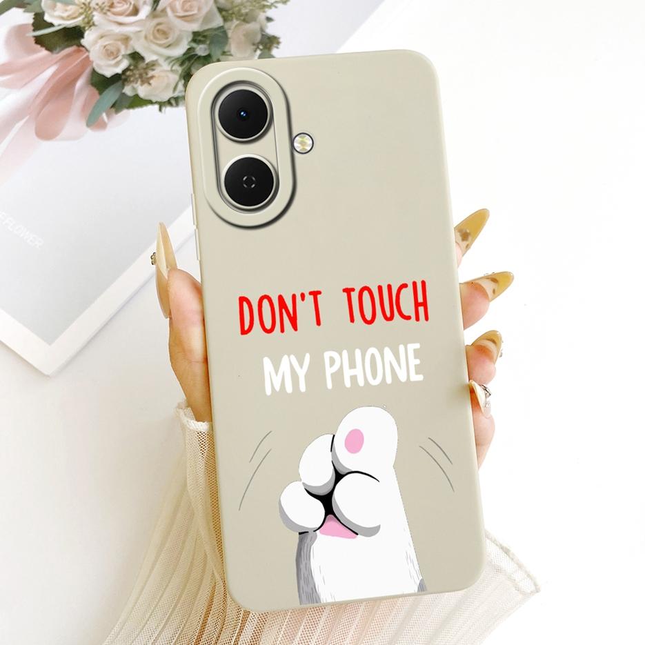 Für Tecno Spark Go 2 Hülle KM4 Niedlicher Hund Panda Cartoon Hülle Weiches TPU Mattes Handyhülle Für Tecno Pop 10 Pop10 Spark Go 2 Go2 Schale