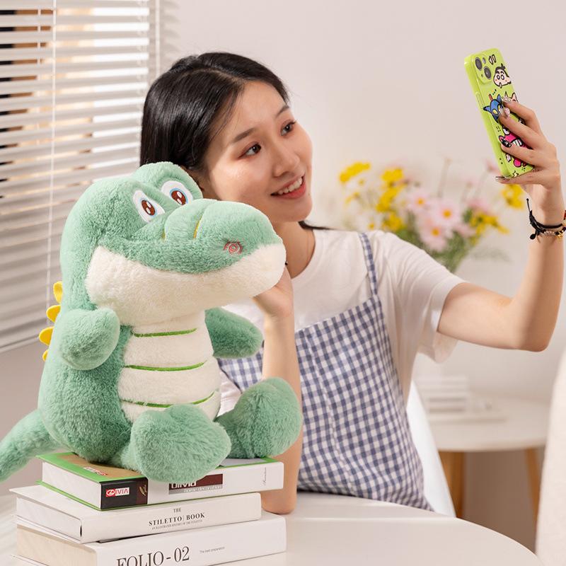 Cute Little Cute Crocodile Doll Plush Toy Green Crocodile Doll Children Soothing Rag Doll Girl Birthday Gift