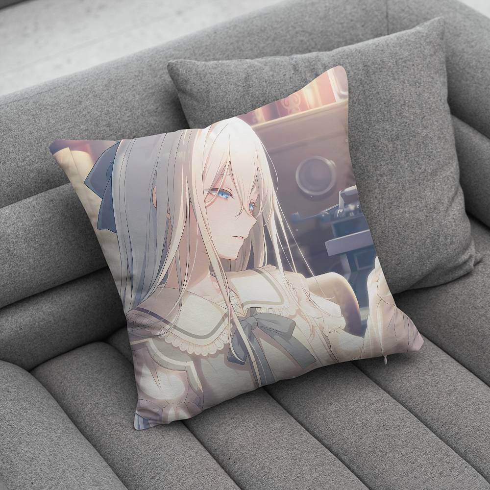 Project Sekai YYoisaki Kanade Pillow Case For Home Bedroom Car Office Decoration Living Room Sofa Cushion Cover Suitable
