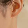 Lunne 14K Volume Crescent Earrings (14K Gold) A05
