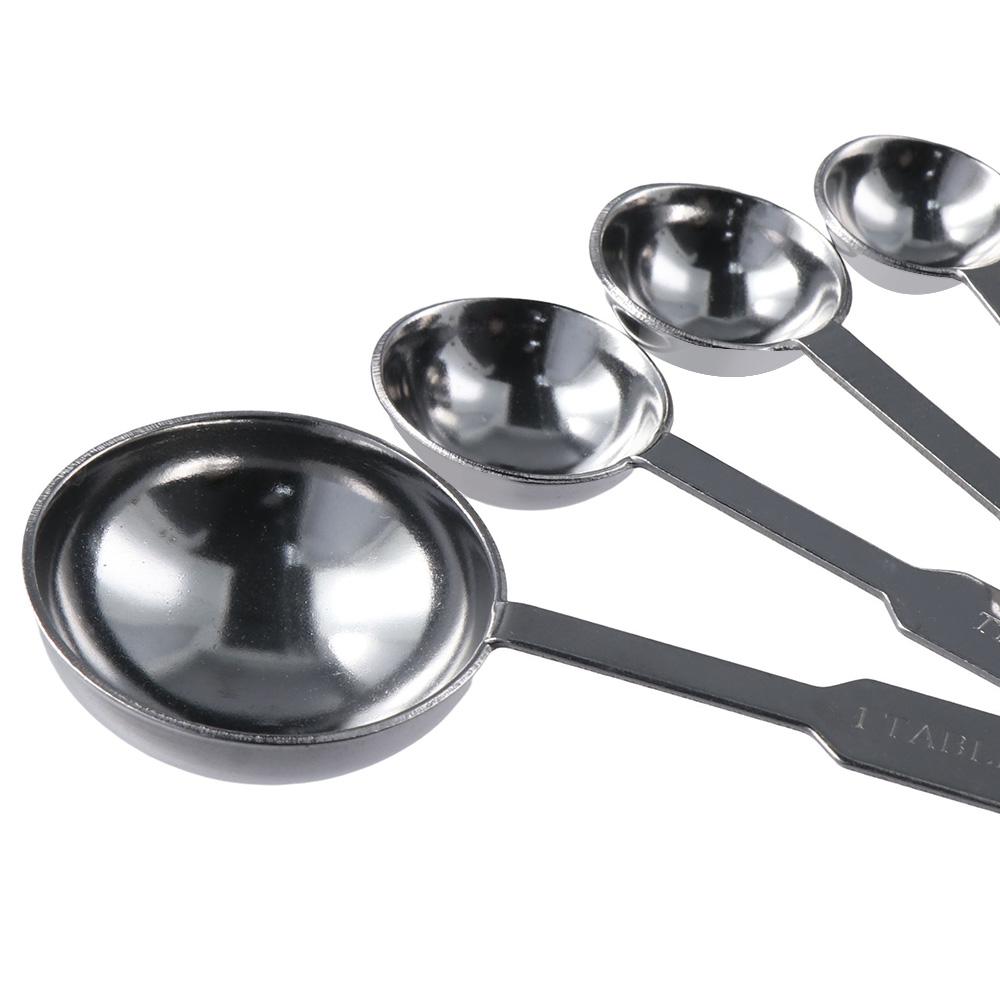 4pcs Comfortable Grip Measuring Spoon Set Measuring Coffee Scoop Flour Measuring Spoon  Kitchen