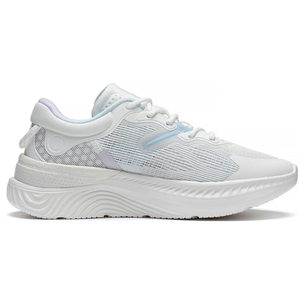 New LiNing Spark Lite Anti Slip Wear Resistant Low Top Sports Casual Shoes Women's Mist White AGLT102-2