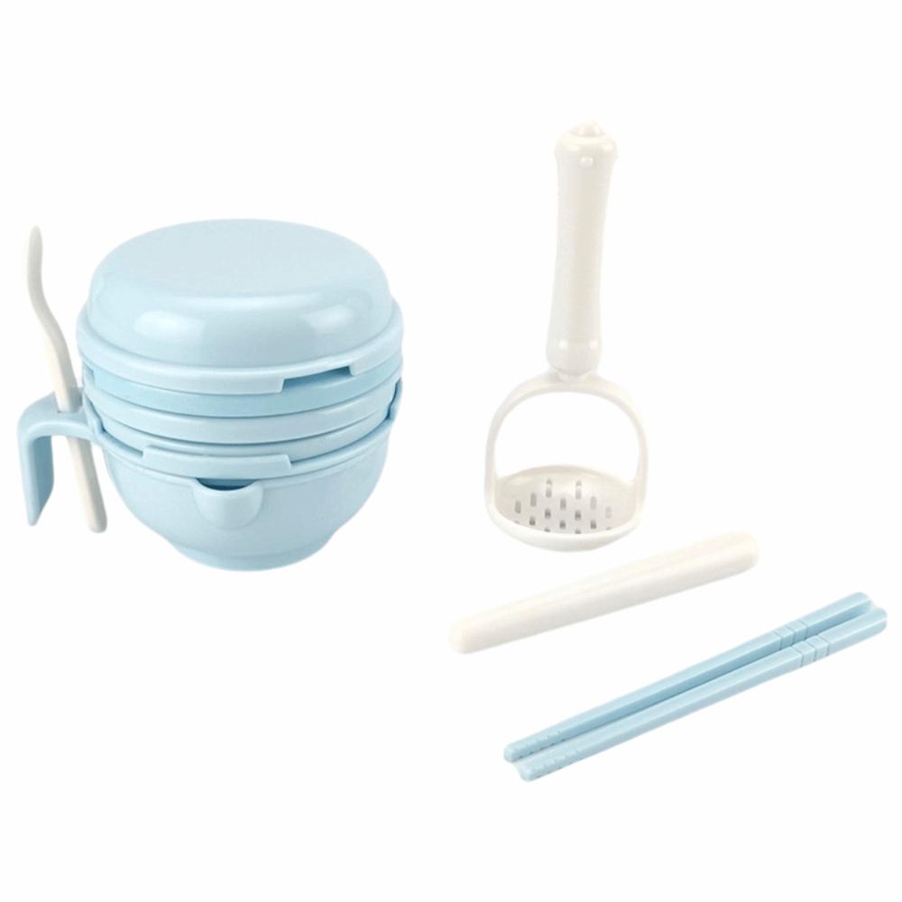 Einfarbige Babynahrungsschale zum Mahlen Handgemachter Gemüsehacker Gemüseverarbeitung