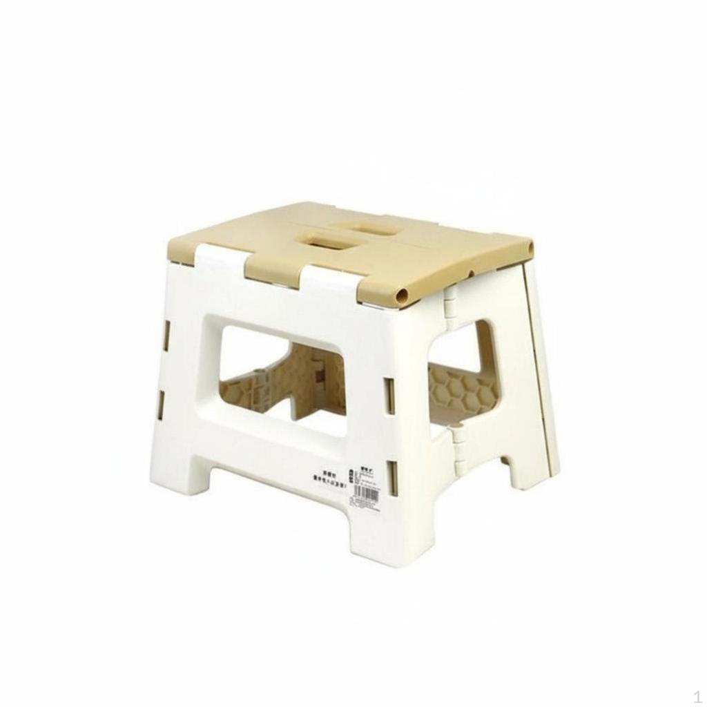 Foldable Stool with Grip Foundation Thickened Design Portable Seating for Adults,