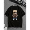 Men's Streetwear-Inspired Cartoon Bear T-Shirt | Versatile Crew Neck | Summer-Ready Short Sleeves | Trendy Casual Wear T-Shirts Men’s