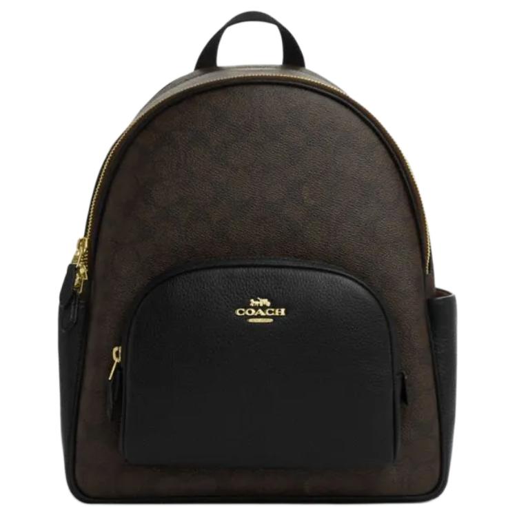 Coach Signature Canvas Shoulder Bag Women Casual Daily Handbag CZ176-IMXAQ Basic Set (Bag+Dust Bag)