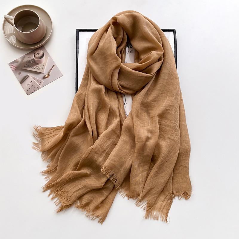 New Ramadan Big Size Women High Quality Muslim Hijabs Plain Solid Color Scarf Shawls Lady Wraps Headwear Pashmina