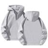 Zipper Loose Hooded Hoodies Sweatshirt Solid Color Pullover Tops Hip Hop Hoody Streetwear Unisex Spring Autumn Coats Couples Sweatshirts